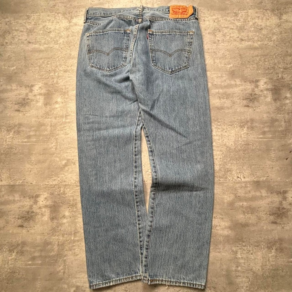 Levi's 501 Jeans 34x30 Blue Vintage 90s Straight Fit Button Fly